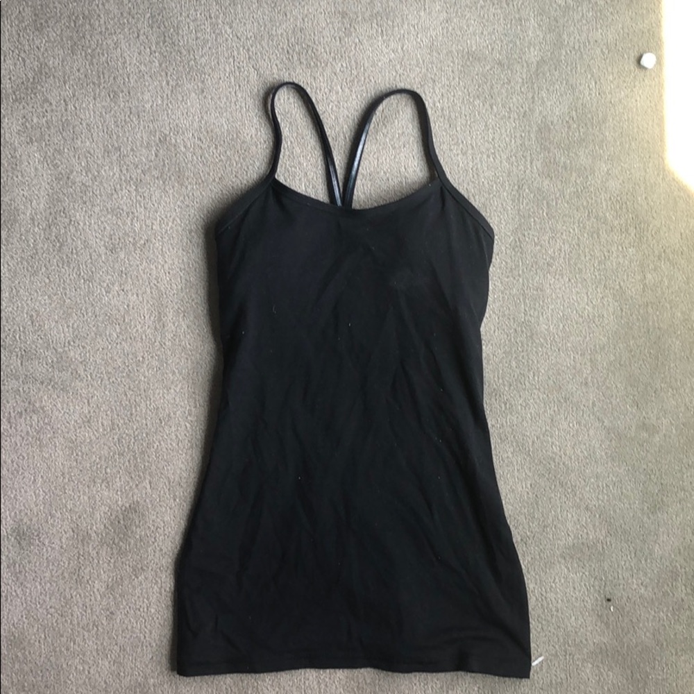 Lululemon Y top size 2 black